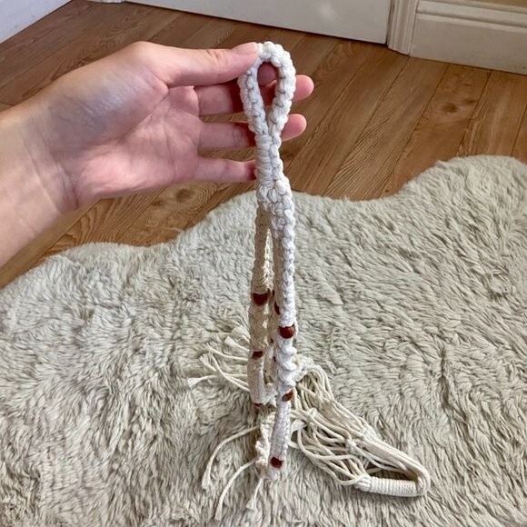 Macrame Hangin Planter - New - Picture 4 of 4